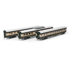Roundhouse HO Streamline Passenger Cars BN #1 3 RND79123 HO Rolling Stock