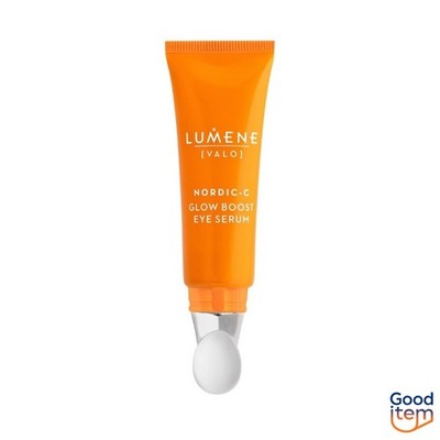 Lumene Nordic-C Valo Glow Boost Eye Serum - 1 fl oz: Energizing,Vegan, Unscented