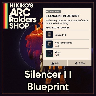 SILENCER III BLUEPRINT | FAST & SECURE | ARC RAIDERS | BLUEPRINTS 