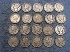 20 SILVER MERCURY DIMES WITH DATES lot 14