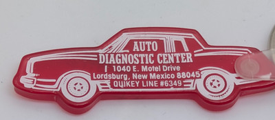 AUTO DIAGNOSTIC CENTER Lordsburg New Mexico Promo Keyring