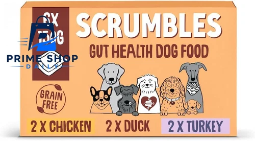 Scrumbles Natural Wet Dog Food Multipack, Grain Free, 6x 900 g (Pack of 1)
Opens in a new window or