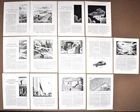 1928-29 FORD TRI-MOTOR advertisements x8, Trimotor airplane print ads, airports