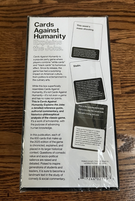 Limited Edition: Cards Against Humanity Explains the Joke - New Sealed Box  Set | eBay