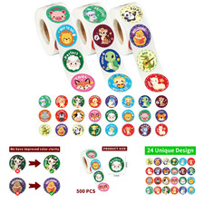 Reward Stickers for Kids 24 Designs Animal Motivational Classroom Supplies for