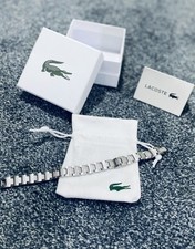 Lacoste Men's Silver Stainless Steel Bracelet