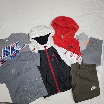 Nike Kids' Bundle of 6 Pieces Jackets T-Shirts Sweats - Sizes 4 & 5 (3-5 Yrs)