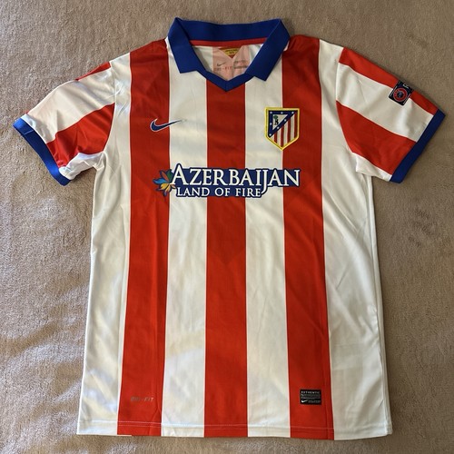 Nike Atletico Madrid Torres 2014-15 Jersey Large Champions League Patch Rare