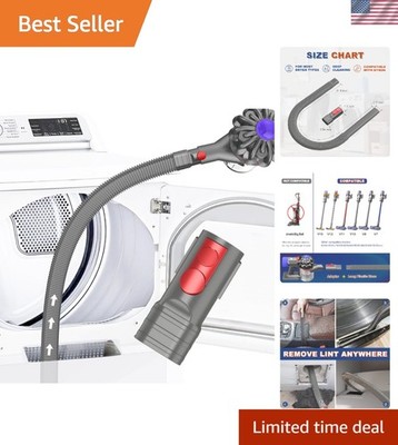 Quick Release Dryer Vent Cleaner Kit - Compatible with Dyson Cordless Vacuums