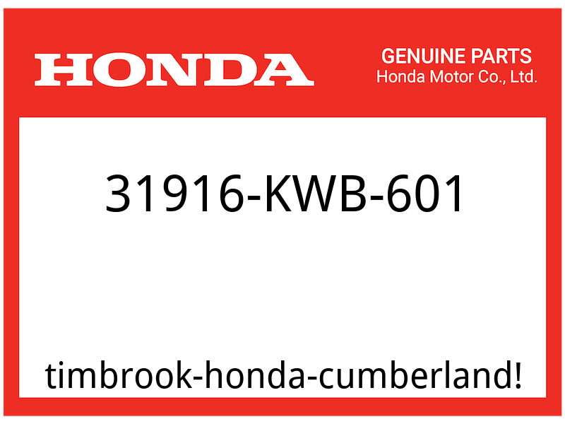 Honda OEM Part 31916-KWB-601 SPARK PLUG CPR6EA-9S NGK