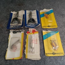 Lot Of 6 NOS -Super Duper - Panther Martin and Rooster Tail Lures