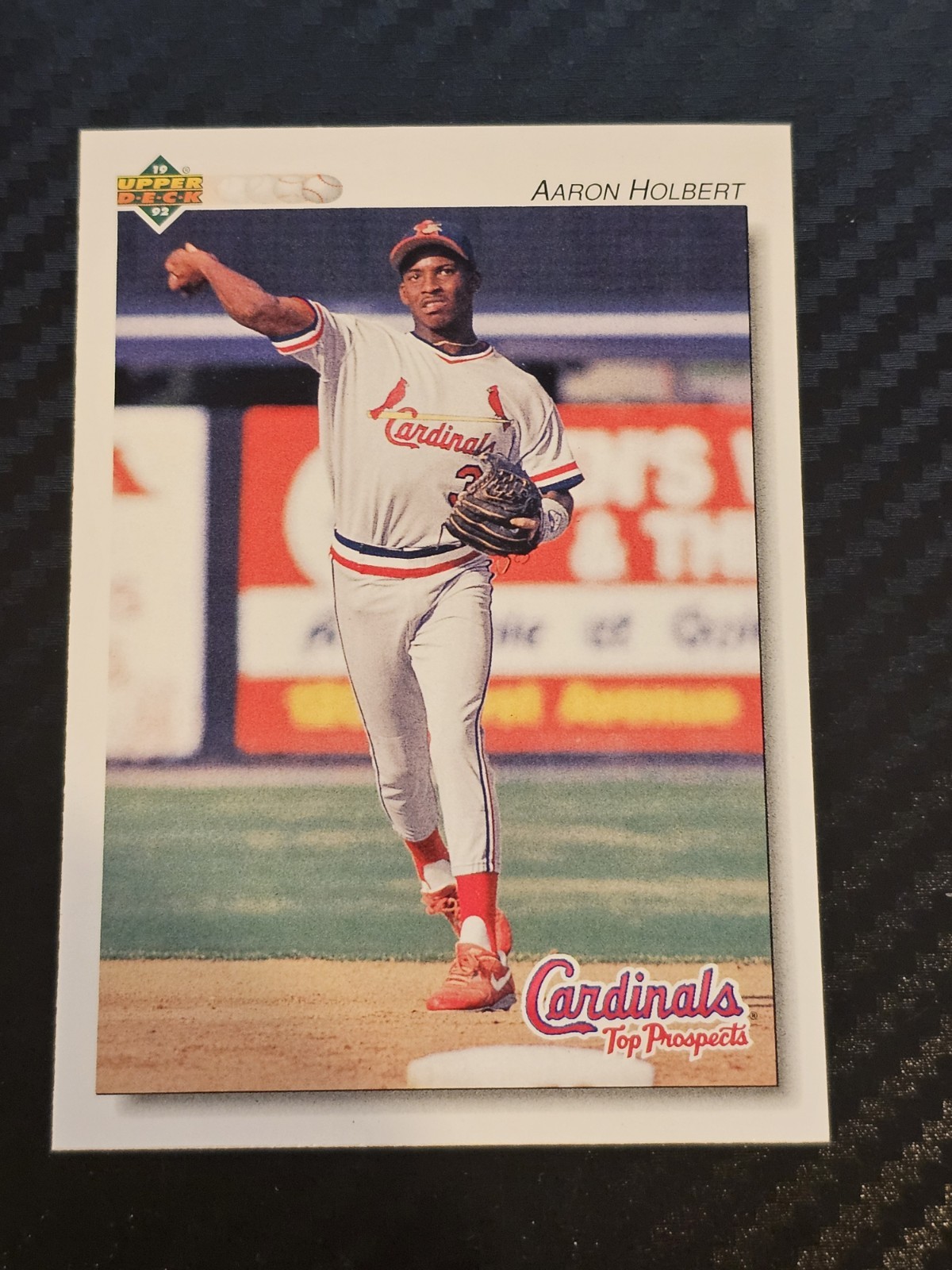 1992 Upper Deck Minor League - Aaron Holbert #172 Savannah Cardinals