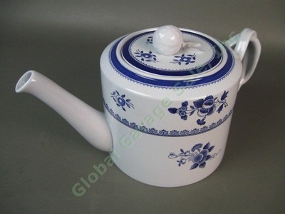Spode Gloucester Blue 5 1/4 Inch Fine Stone 4 Cup Coffee Tea Pot & Lid Set Y2989 | eBay