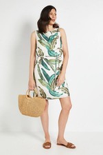 Wallis Green Shift Dress Womens Daywear Dresses