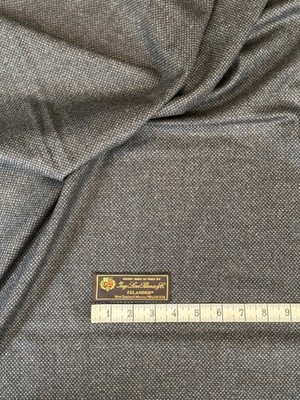 LORO PIANA Luxury Italian Zelander Wool Tweed Suiting Cloth 280 g/m  1.27 meters