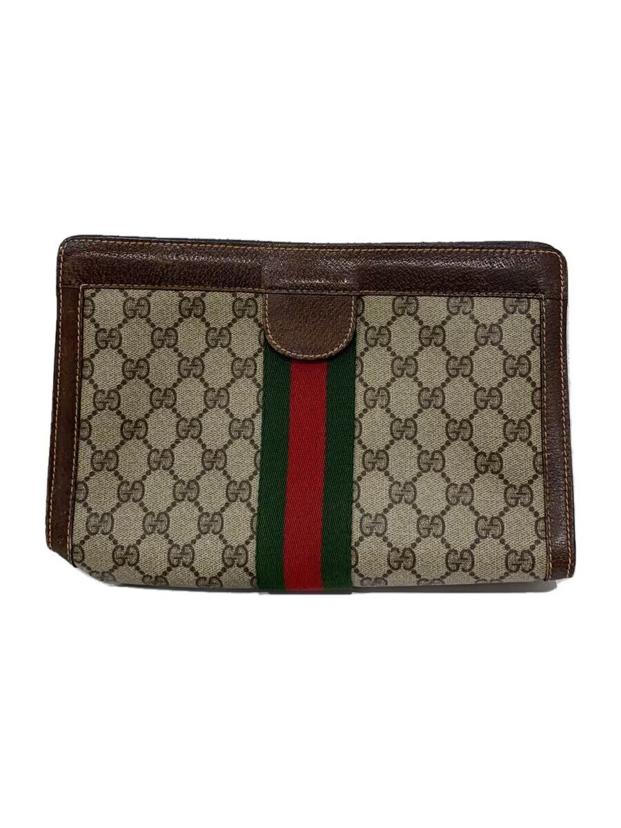 GUCCI BRW Monogram Accessories Collection Bag