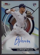 2023 Oswald Peraza Topps Finest Refractor  Auto  RC #FA-OP (F1394) $6 MAX SHIP