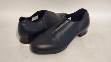 Bloch Dance Women's Tap Flex Leather Slip On Tap Shoes, Black, 7 M US