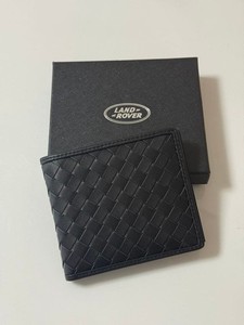 Land Rover Bifold Wallet Black Novelty With Box
