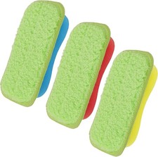 Cobee 3 Pack Magnetic Whiteboard Erasers Chalkboard Blue Yellow Red