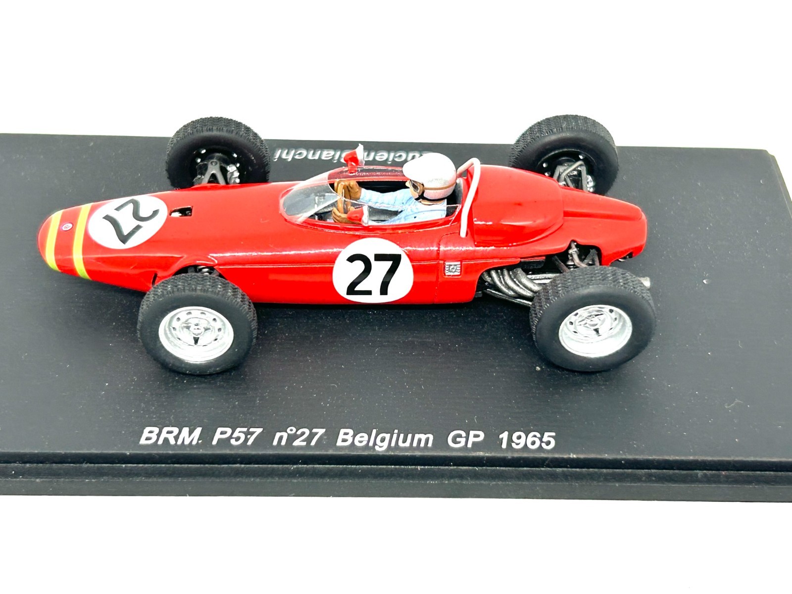 Spark BRM P57 L Bianchi F1 Model Car 1965 Belgium GP 1/43 scale Model F1 Car
