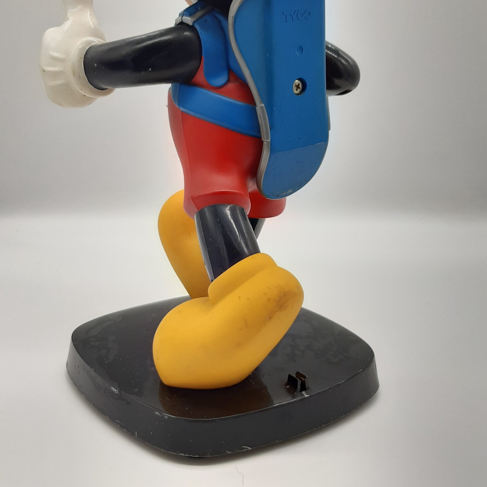 Vintage Tyco Mickey Mouse Backpack Telephone BASE ONLY Missing Handset For Parts image 5