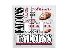 Atlanta Falcons Subway Art Standard Double Light Switch Cover NFL Football wall