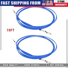 2PCS 10FT Marine Throttle Shift Remote Contro...