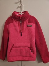 Girls Vineyard Vines Sherpa 1/4-Zip Pullover S 
