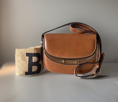 Authentic Bally Leather Vintage Shoulder bag From Japan 01208