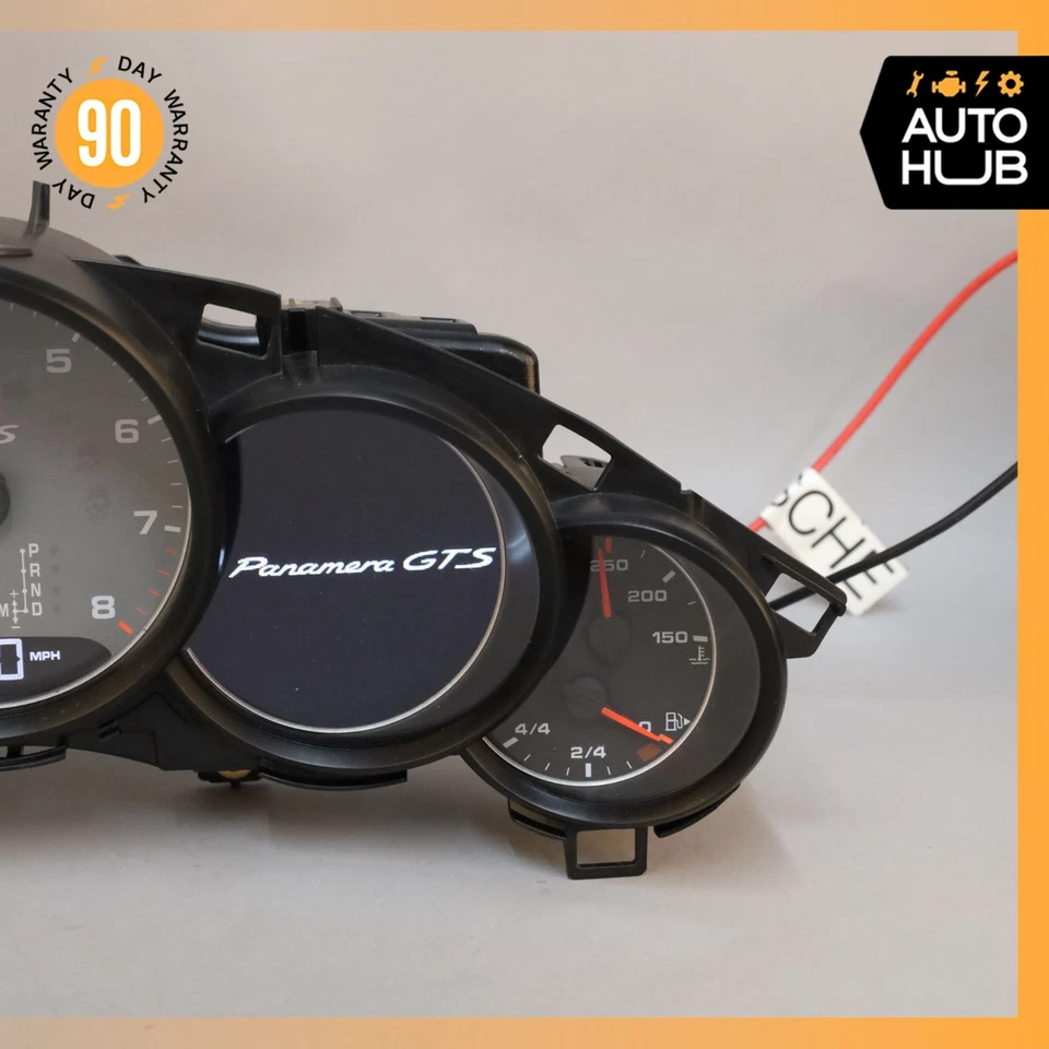 2013 Porsche Panamera 970 GTS 4.8 L instrumento velocímetro cluster fabricante de equipamento original 70k - Imagem 4 de 4