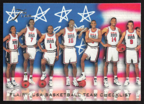 Checklist 1-63 #119 1994 Flair USA card