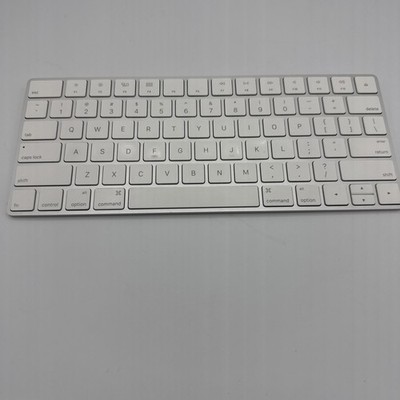 Apple Magic Keyboard A1644 Wireless Bluetooth Silver Tested Working