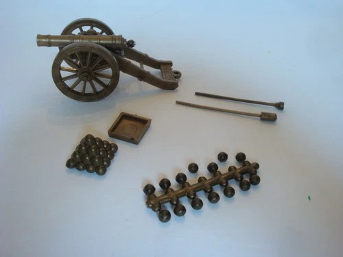 Marx Revolutionary War / 18th Century Cannon w/ Accessories / 1990's Recast