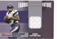 Tarvaris Jackson 2006 Bowman #FF-TJ Fabric of the Future Minnesota Vikings
