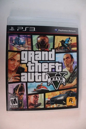 Grand Theft Auto V (Sony PlayStation 3, 2013, PS3) Authentic, Complete