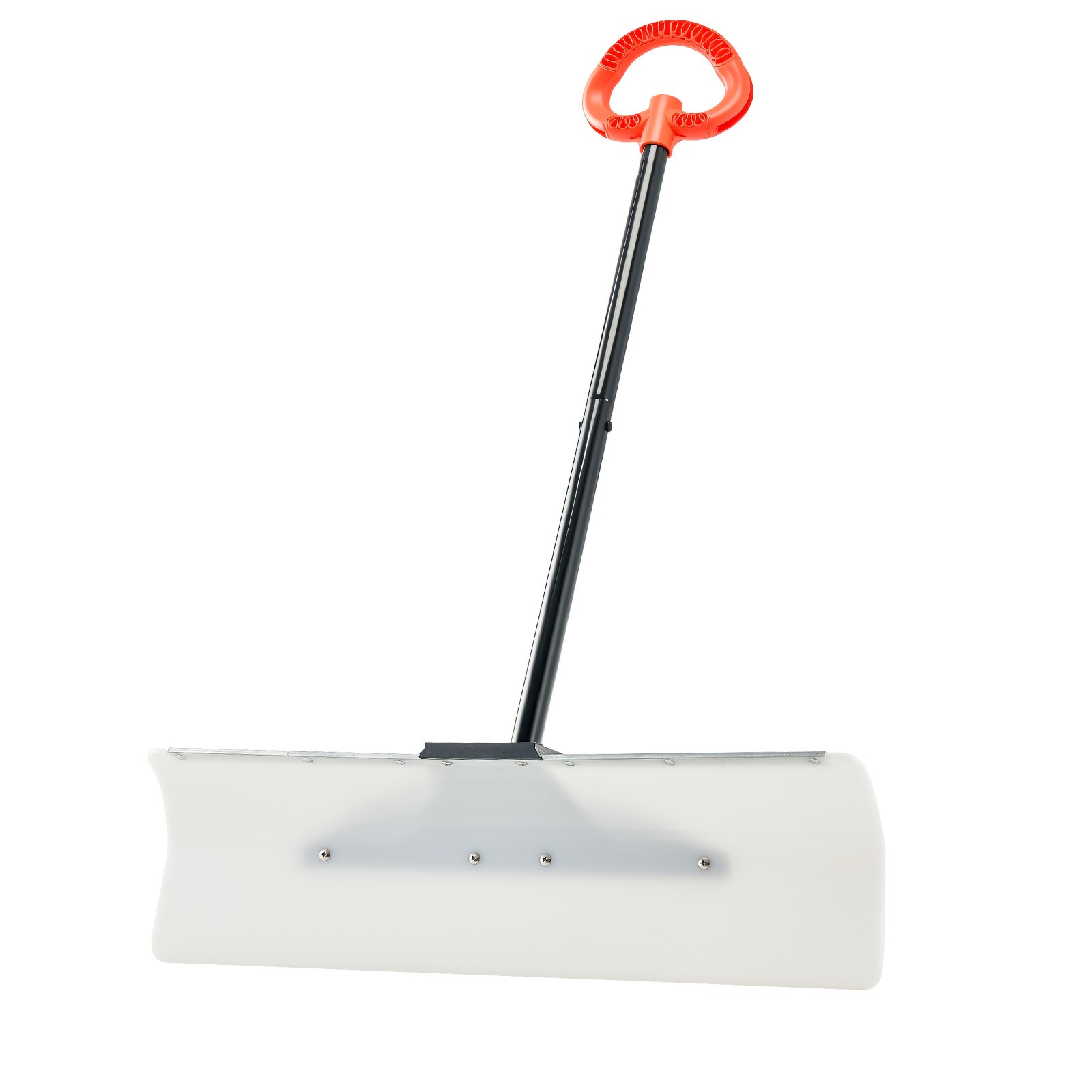 Uimoso Snow Shovel 30" HDPE Poly Plastic Blade Removable Steel Rod Threaded Grip