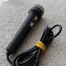 Vintage IMP 500 Sanyo Microphone Dynamic Black Two Pin Connector Voice Record