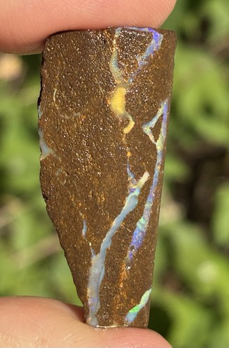 33ct Pretty Multicolor Australian Boulder Opal Rough Loose Specimen A6