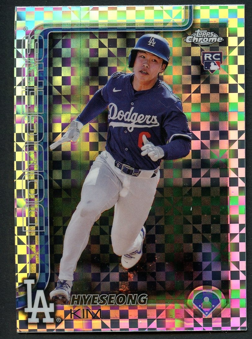 2025 Topps Chrome - Hyeseong Kim #152 X-Fractor (RC)