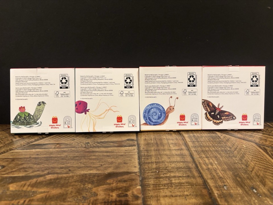 McDonald 2024 Under 3 Board Books Complete Set of 4 - All NEW - SAVE ...