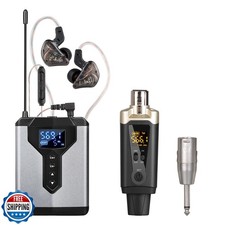 Depusheng T9-2 Wireless in Ear Monitor System with Transmitter Cl
