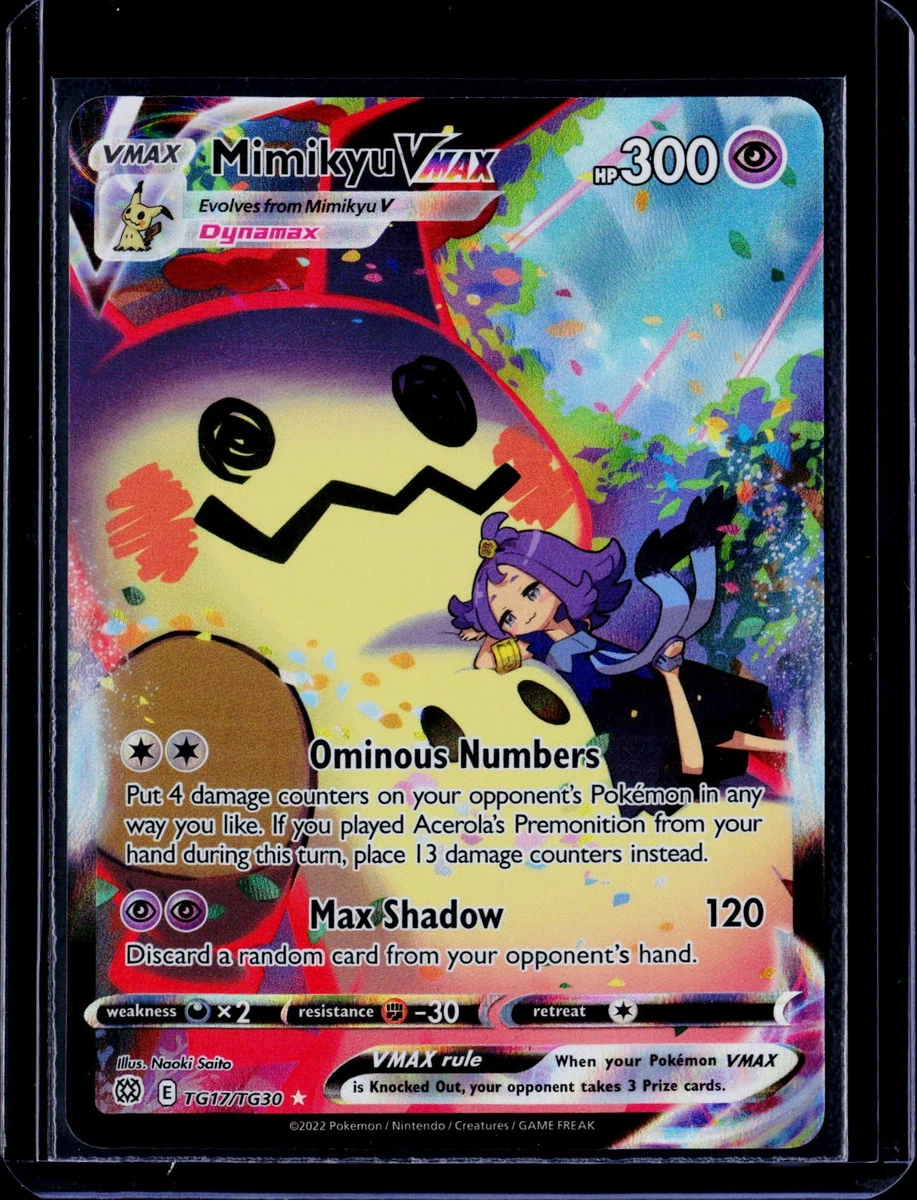 Mimikyu VMAX TG17/TG30 Swsh09: Brilliant Stars Trainer Gallery for