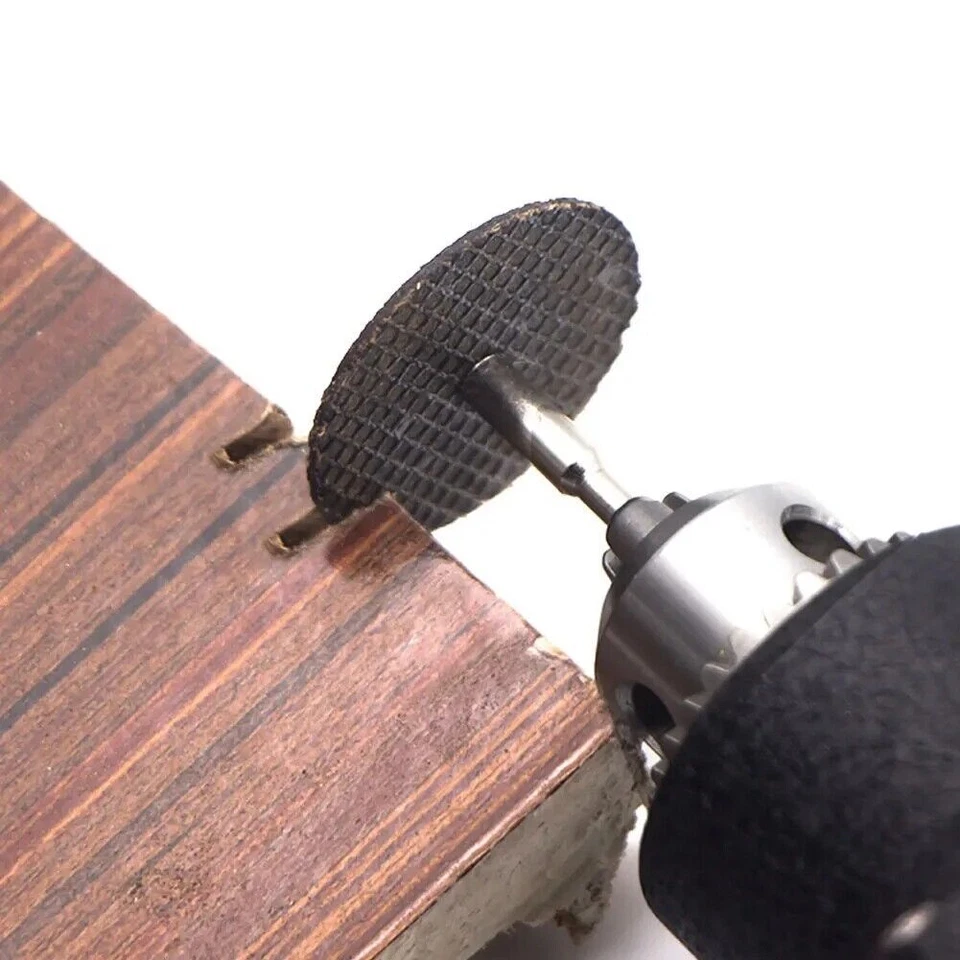 54 pcs Mini Cut Off Wheel Cutting Disc Drill For Dremel Rotary Mandrel Multi - Image 4 of 4