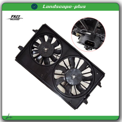 New Dual Radiator Cooling Fan For 2004-12 Chevrolet Malibu 2005-10 Pontiac G6