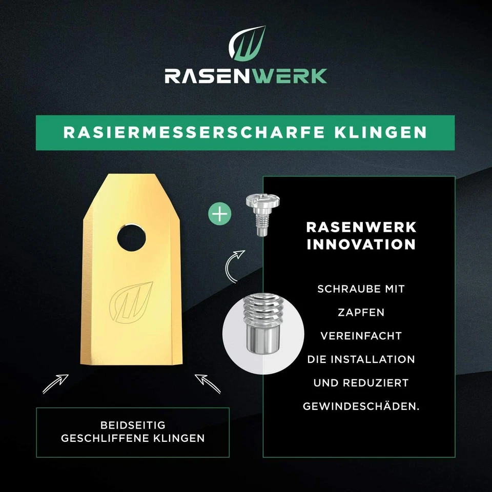 30x TITAN Messer Klingen Automower Gardena Mähroboter Ersatzmesser für Husqvarna - Bild 3 von 4