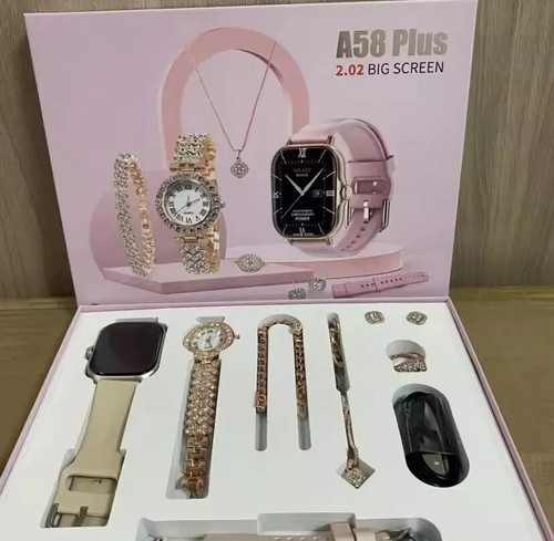 Android Smart Watch & Matching Jewellery Set Gift For Adults And Kids - 第 4/4 張圖片