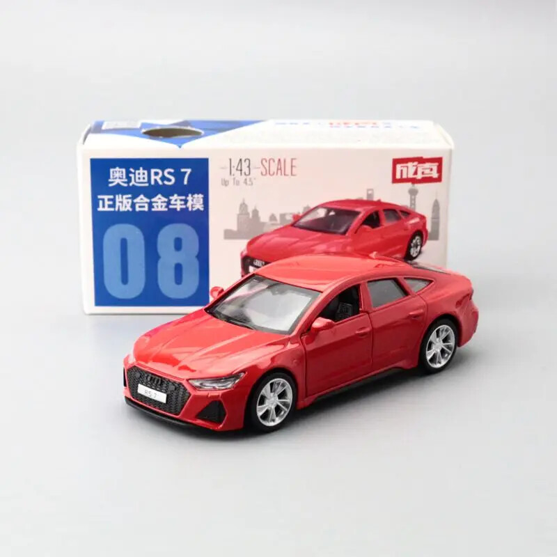 1:43 Scale Audi RS7 Super Sport Diecast Toy Car Model Pull Back