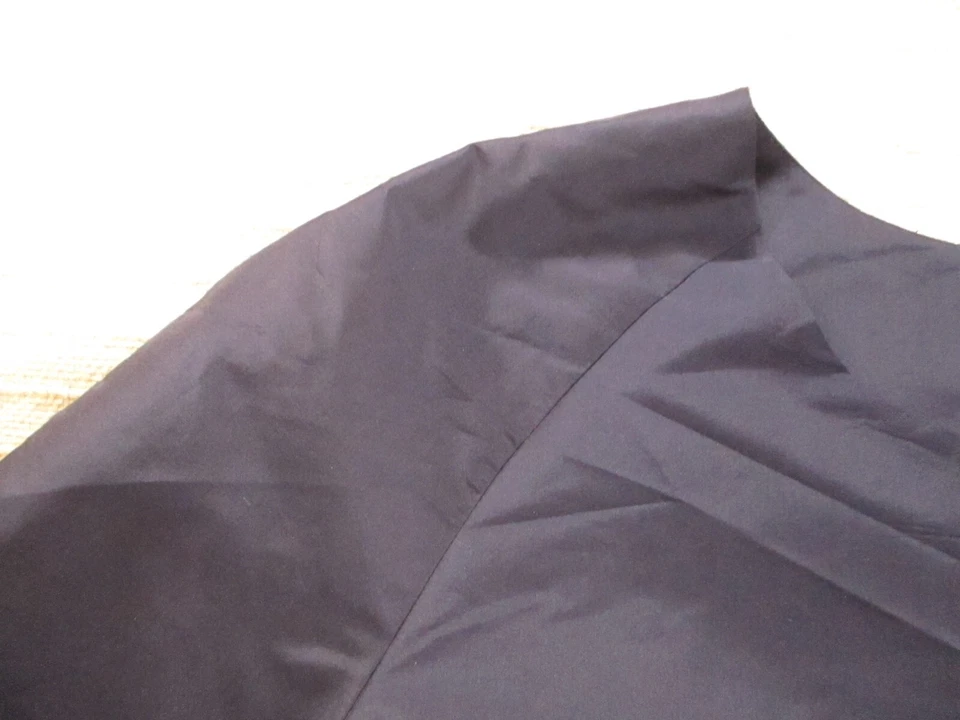 Chaqueta para mujer Marc Bouwer 1X azul mezcla de seda manga corta recortada forrada con botones Foto 3 de 4