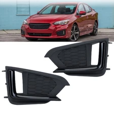 Front Bumper Fog Light Lamp Cover Bezel For 2017-2019 Subaru Impreza Left+Right